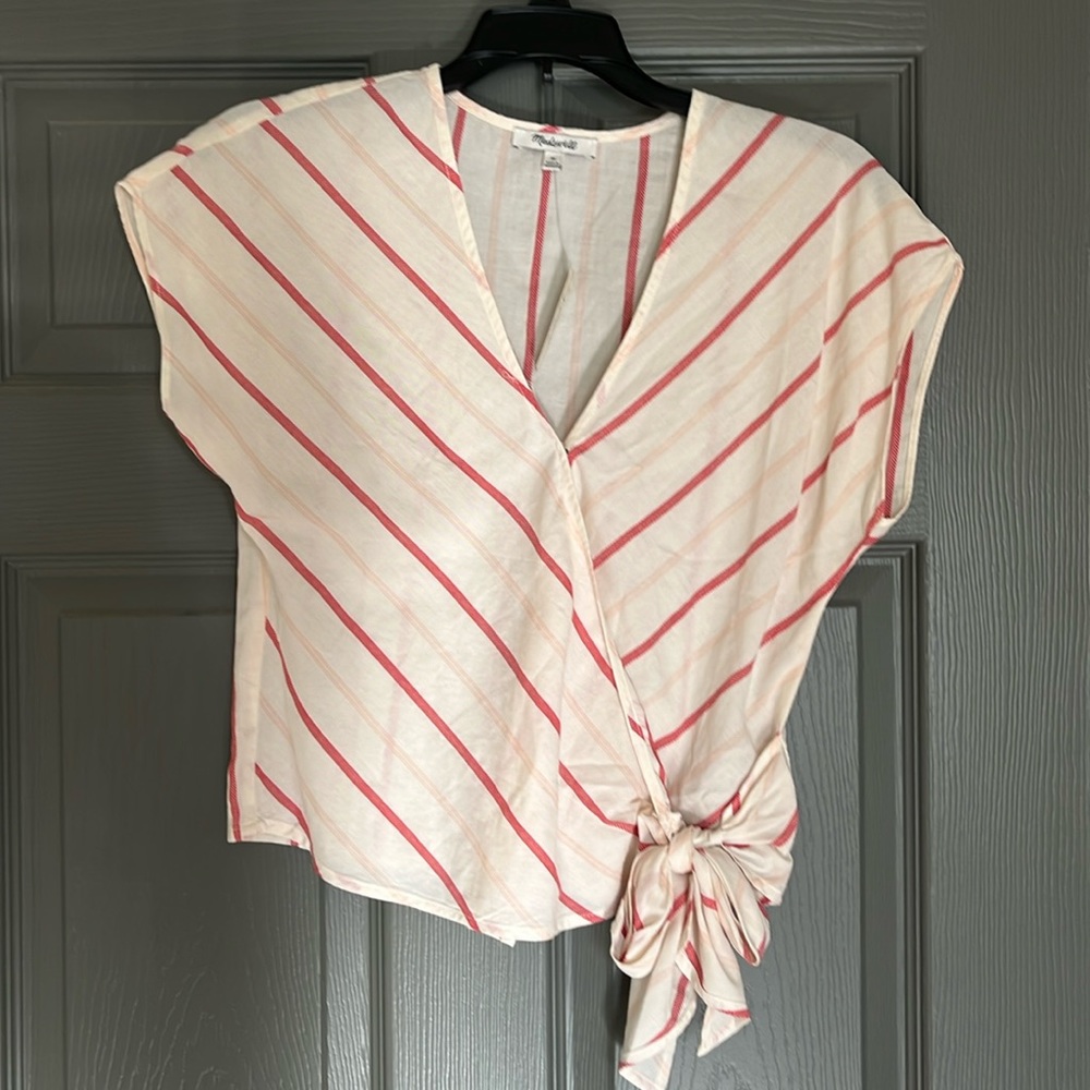 NWT Madewell wrap top xs